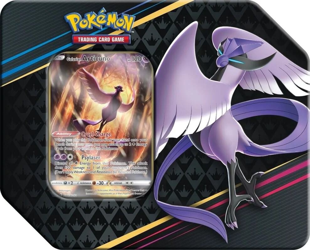 Crown Zenith Tin [Galarian Articuno] - SWSH: Crown Zenith (CRZ)