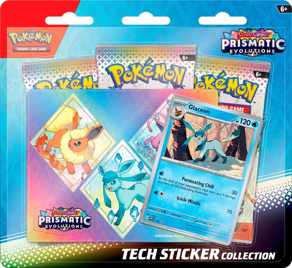 Prismatic Evolutions Tech Sticker Collection [Glaceon] - SV: Prismatic Evolutions (PRE) SV: Prismatic Evolutions