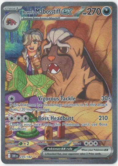 Arven's Mabosstiff ex - 235/182 - SV10: Destined Rivals (DRI)