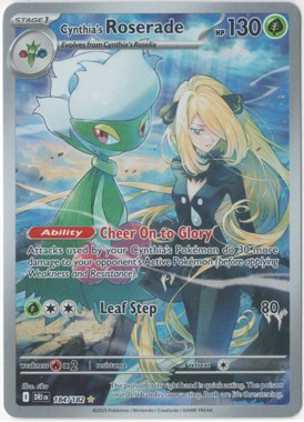 Cynthia's Roserade - 184/182 - SV10: Destined Rivals (DRI)