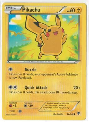 Pikachu - 42/146 (2014 Movie Promo) - Miscellaneous Cards & Products (MCAP)
