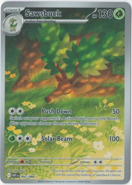 Sawsbuck - 092/086 - SV: White Flare (WHT)