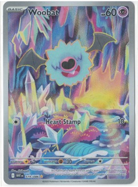 Woobat - 119/086 - SV: White Flare (WHT)